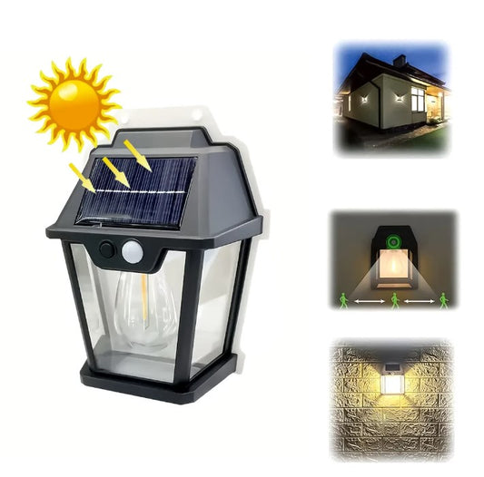 FAROL SOLAR CON SENSOR DE MOVIMIENTO