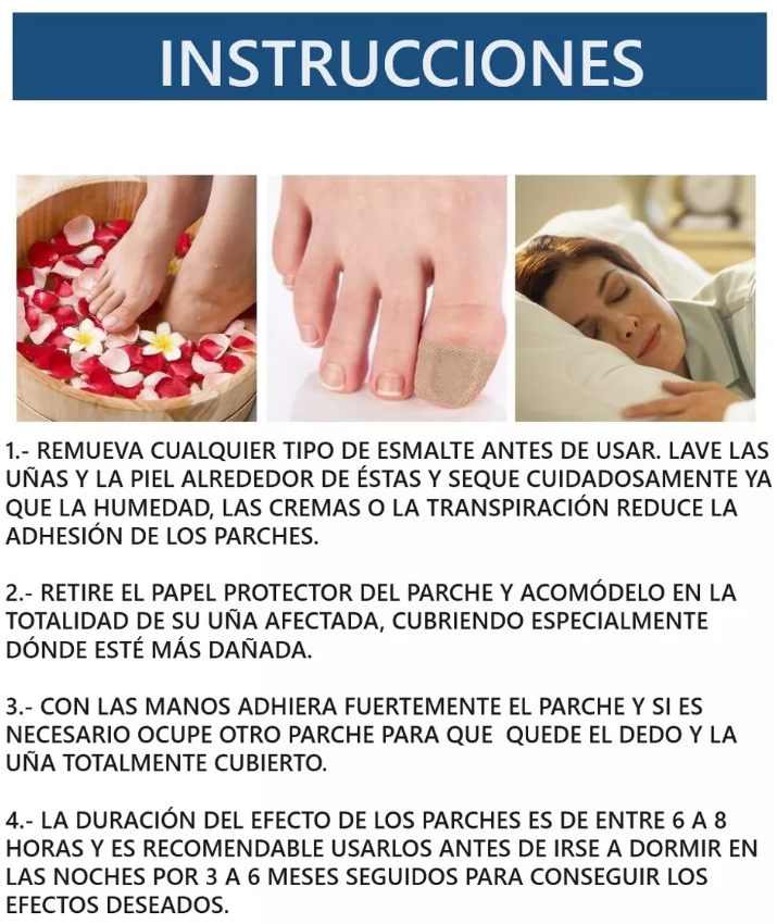 NUEVOS PARCHES MATA HONGOS DE UÑAS