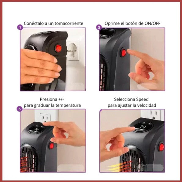 CALEFACTOR ELÉCTRICO PORTÁTIL / HANDY HEATER™