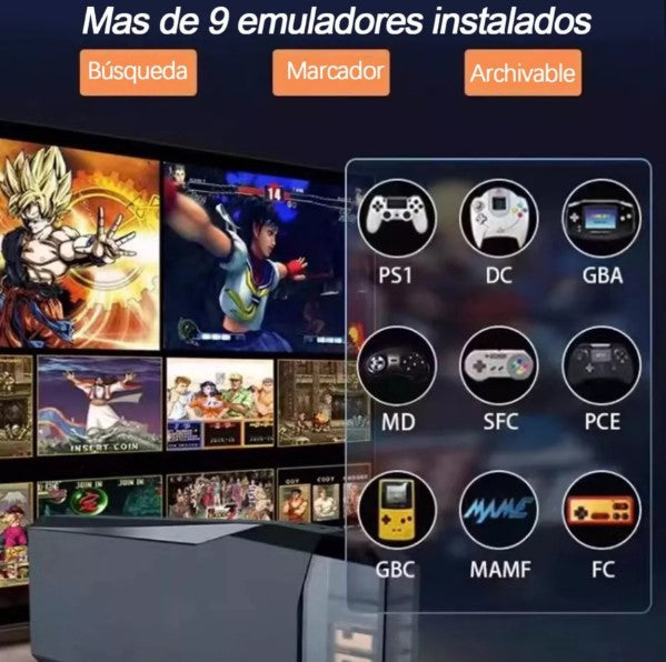 RETROPLAY 4K/HDMI 🎮 CON 10,000 JUEGOS CLÁSICOS